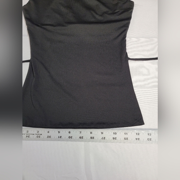 Princess Polly Uzo Top Black Lower Impact Size 0 Open Back Top - Picture 8 of 12